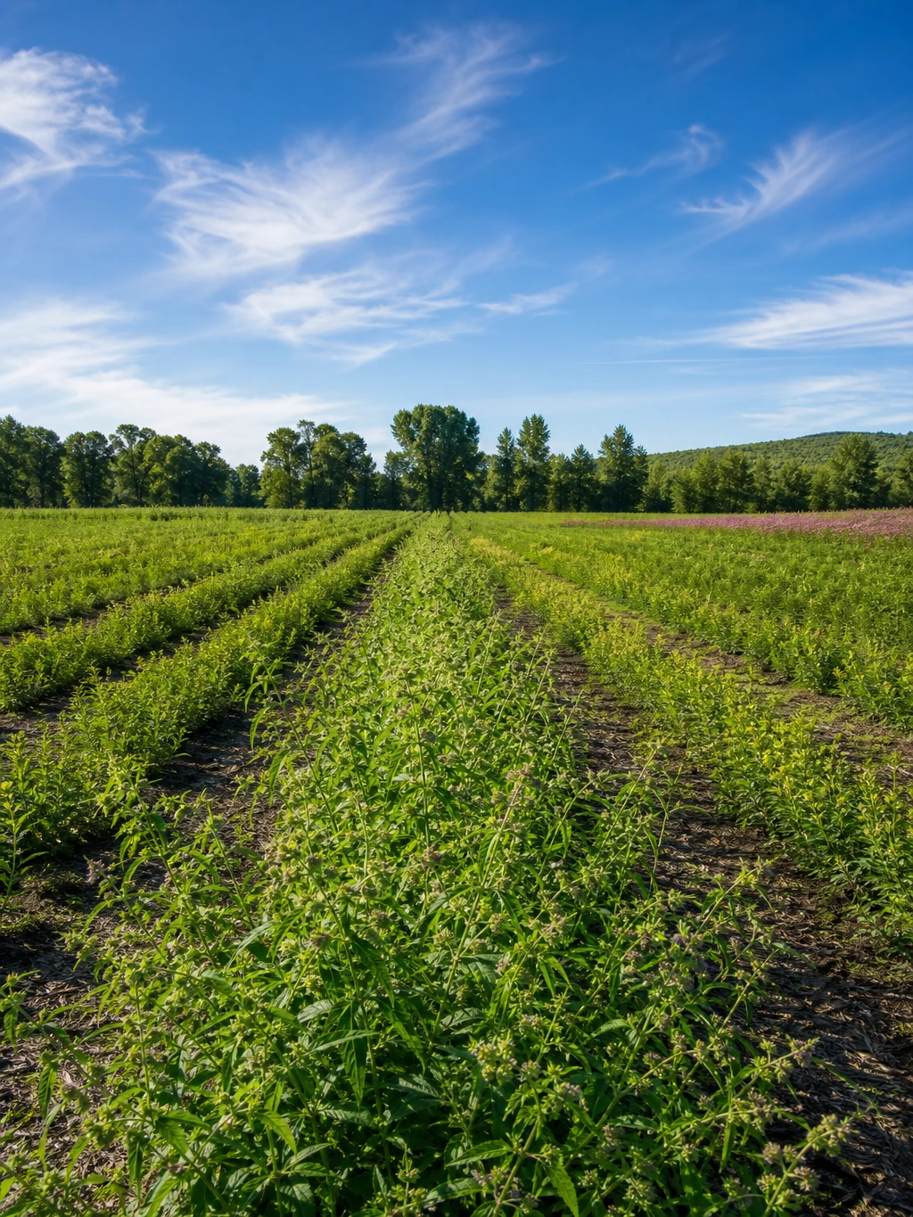 Medicinal herb cultivation base for botanical sourcing